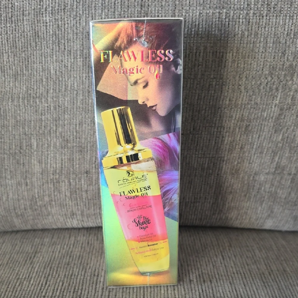 Royale Flawless Magic Oil Hair Serum, Keratin Booster, New, 4.06floz.